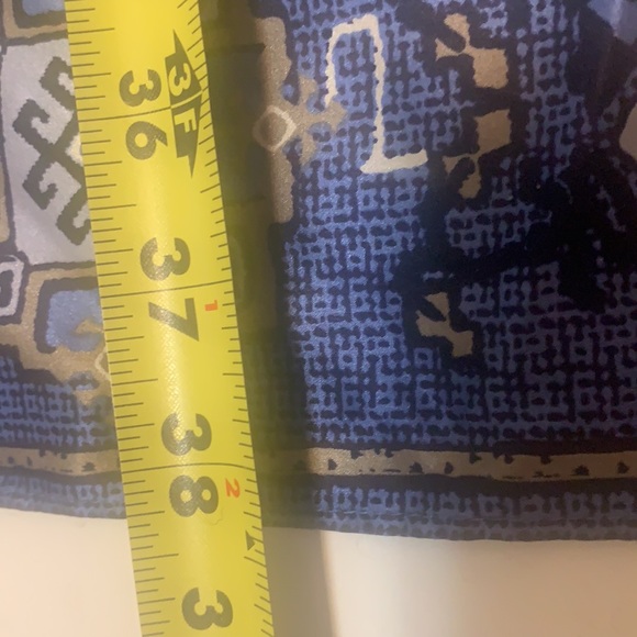 BANANA REPUBLIC MAXI DRESS FULL LENGTH DRESS NEW SILK SCARF PRINT BOHO GEOMETRIC - Picture 15 of 16